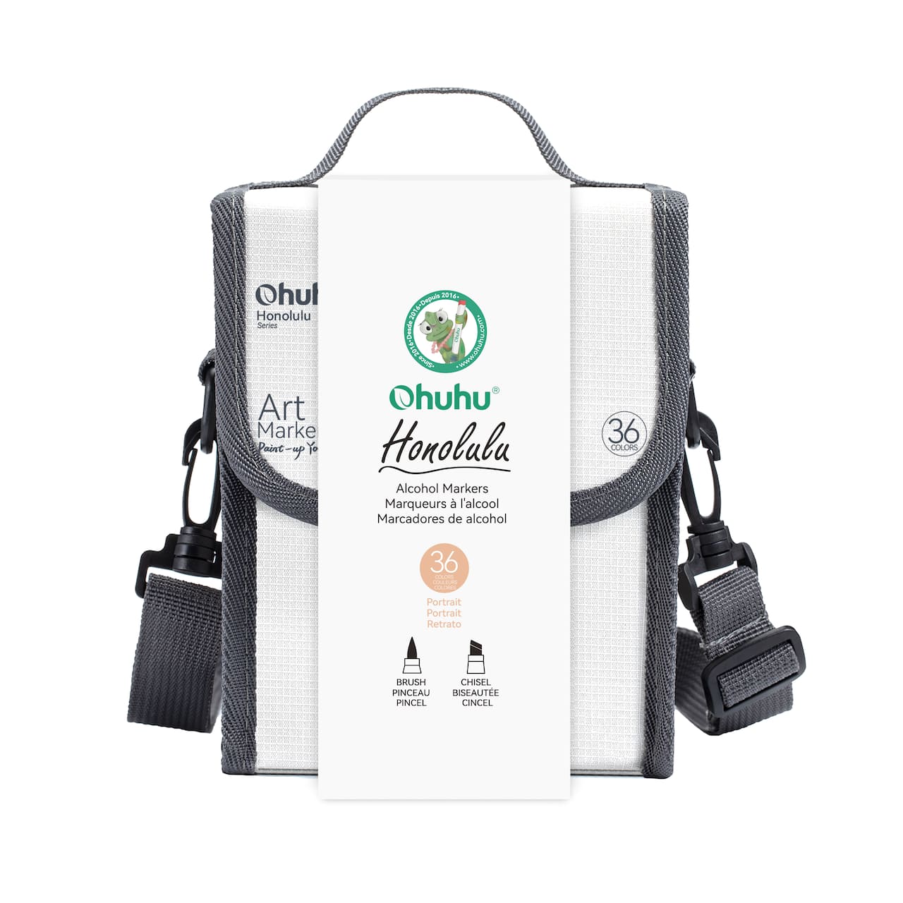 Ohuhu® Honolulu 36 Colour Portrait Alcohol Markers